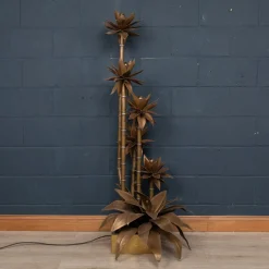 Sale Pamono 20th Century French Palm Floor Lamp by Maison Jansen, 1970s