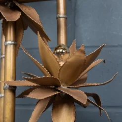 Sale Pamono 20th Century French Palm Floor Lamp by Maison Jansen, 1970s