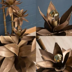 Sale Pamono 20th Century French Palm Floor Lamp by Maison Jansen, 1970s