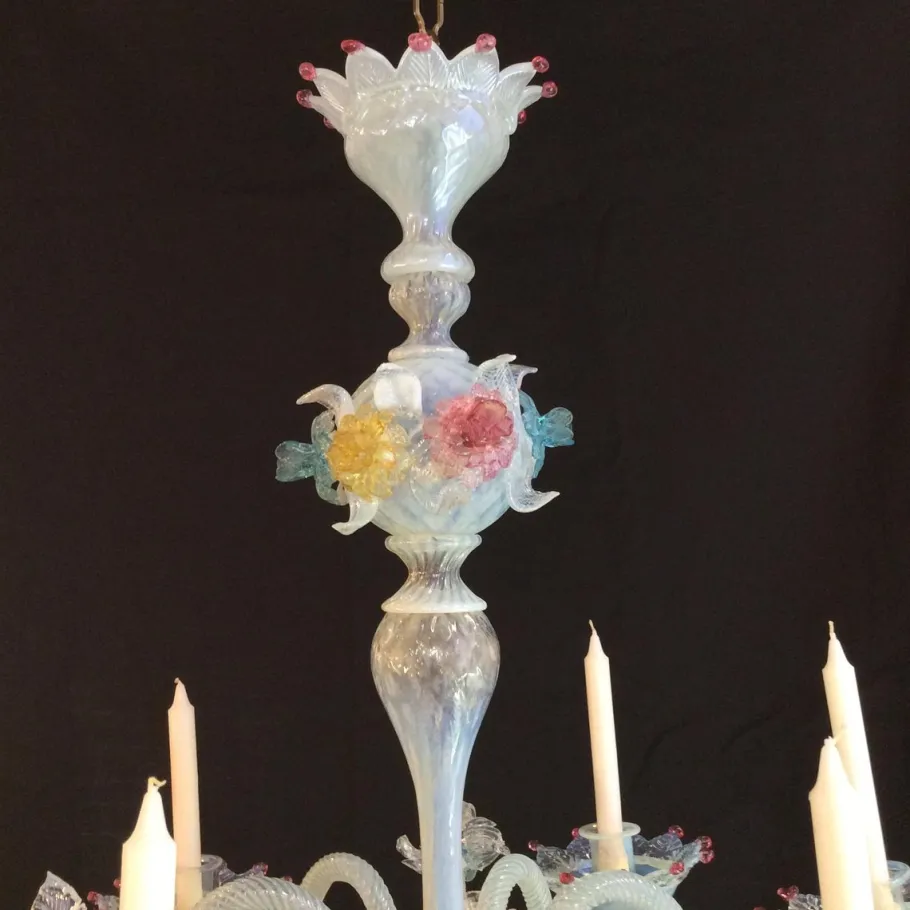 Best Pamono 19th Century Murano Chandelier with Six Lights from Manifattura Di Murano