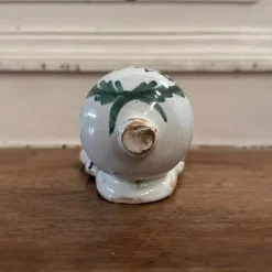 Outlet Pamono 18th Century Wall-Mounted Holy Water Font in Polychrome Earthenware by by Mario Bellini from the Nevers Factory, 1970