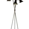 New Pamono Three-Armed Floor Lamp, 1950s