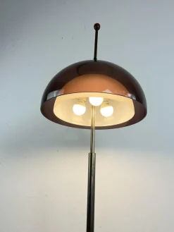 Clearance Pamono Three-Light Floor Lamp from Stilux Milano, 1969