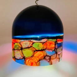 Sale Pamono Tinta Pendant Lamp by Renato Toso & Note Massari for Leucos, Italy, 1971