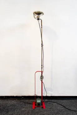 Pamono Toio Floor Lamp by Achille and Pier Giacomo Castiglioni for Flos, 1962