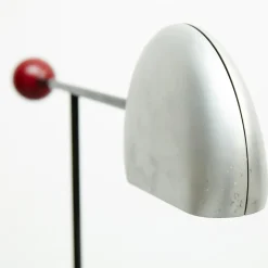 New Pamono Tomo Floor Lamp Black, Silver & Red by Toshiyuki Kita for Bilumen, 1980s