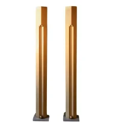 New Pamono Totem Floor Lamps by Kazuhide Takahama for Sirrah, Set of 2