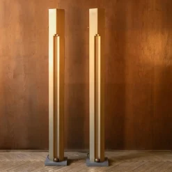 New Pamono Totem Floor Lamps by Kazuhide Takahama for Sirrah, Set of 2