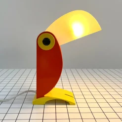 Outlet Pamono Toucan Table Lamp attributed to Timer Ferrari, 1960s