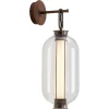 Sale Pamono Transparent Glass Bai a Ba Ba Wall Lamp by Parachilna