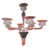Sale Pamono Transparent Murano Glass Chandelier with Trasparent Rostrato Boubeches by Simoeng