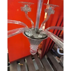 Sale Pamono Transparent Murano Glass Chandelier with Trasparent Rostrato Boubeches by Simoeng