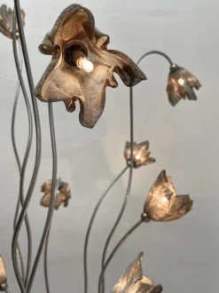 Clearance Pamono Tree Breeze Floor Lamp with Mesh Flowers from Harco Loor, 1990s