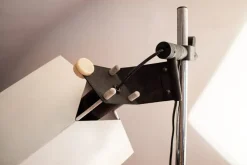 Sale Pamono Triedro Floor Lamp in Lacquered and Chromed Metal by Joe Colombo for Stilnovo, Italy, 1970s