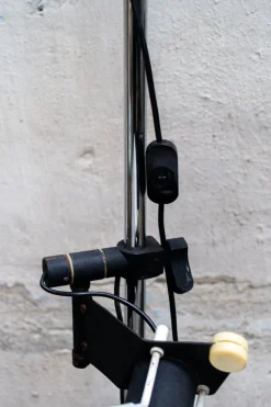 Sale Pamono Triedro Floor Lamp in Lacquered and Chromed Metal by Joe Colombo for Stilnovo, Italy, 1970s