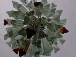 Sale Pamono Trilobi Murano Glass Chandelier by Paolo Venini, Italy, 1960s