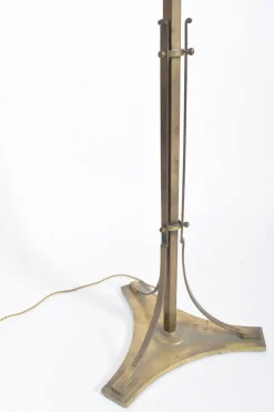 Pamono Tripod Brass Floor Lamp, 1960s