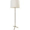 Hot Pamono Tripod Faux Bamboo Brass Floor Lamp