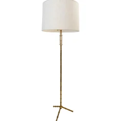 Hot Pamono Tripod Faux Bamboo Brass Floor Lamp