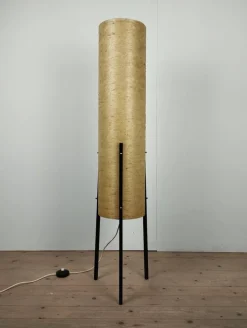 Online Pamono Tripod Floor Lamp in Fiberglass and Metal from Dame & Co., 1960s