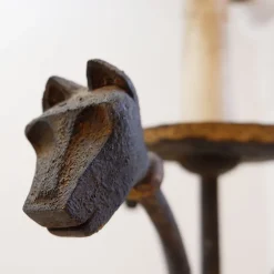 Online Pamono Tripod Floor Lamp in Wrought Iron