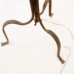 Online Pamono Tripod Floor Lamp in Wrought Iron