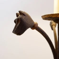 Online Pamono Tripod Floor Lamp in Wrought Iron