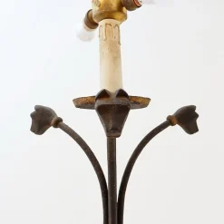 Online Pamono Tripod Floor Lamp in Wrought Iron