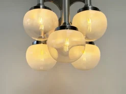 Best Pamono Trumpet Chandelier in Chrome by Sciolari