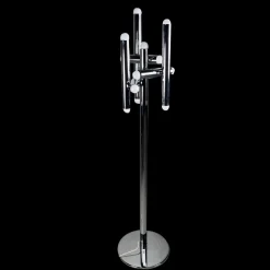 Discount Pamono Tubular Chrome Floor Lamp, Italy, 1970s