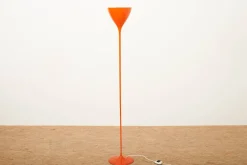 Best Pamono Tulip-Shaped Model 41837 Lamp in Orange Metal from Bag Turgi, 1962