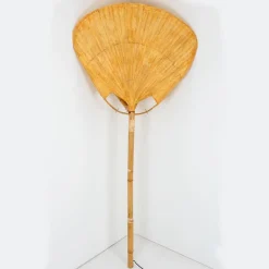 Clearance Pamono Uchiwa Floor Lamp by Ingo Maurer for Design M, Germany, 1977