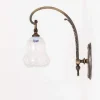 Sale Pamono Vaseline Glass Wall Lamp from GEC, Early 20th Century