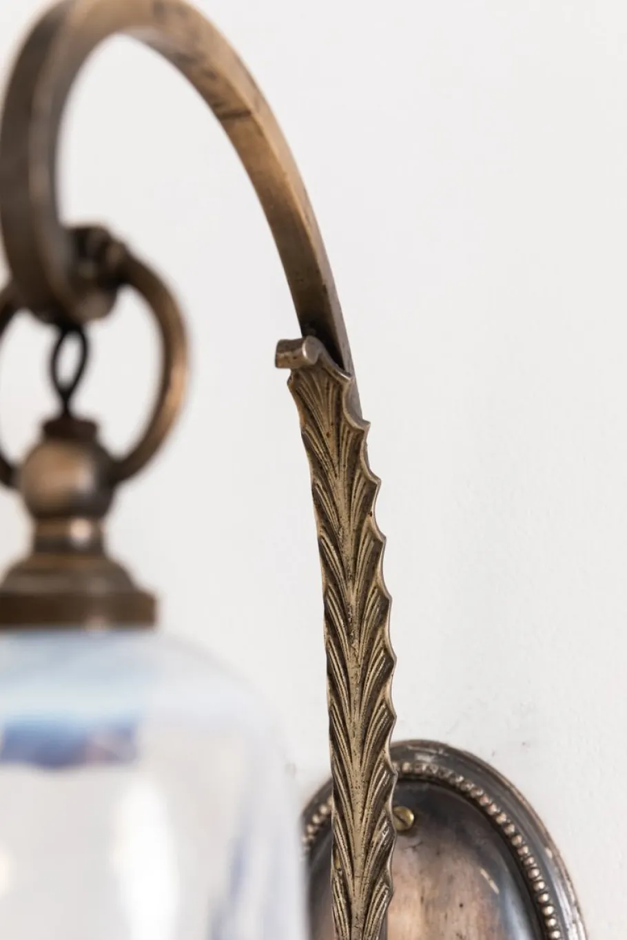 Sale Pamono Vaseline Glass Wall Lamp from GEC, Early 20th Century