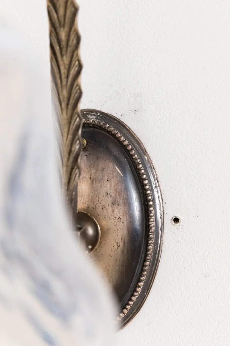 Sale Pamono Vaseline Glass Wall Lamp from GEC, Early 20th Century