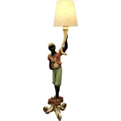 Online Pamono Venetian Figural Floor Lamp Candelabra, 1900s