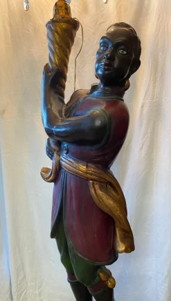 Outlet Pamono Venetian Moorish Torchiere, 1950s