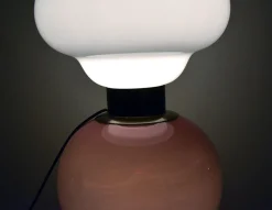 Sale Pamono Venini Large Floor Lamp 'Petrolione' in Incamiciato Opaline Glass, 1960s