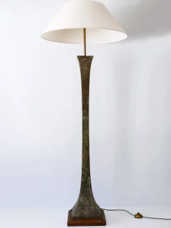 Sale Pamono Verdigris Bronze Floor Lamp by Stewart Ross James for Hansen Lighting, 1960s