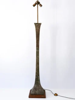 Sale Pamono Verdigris Bronze Floor Lamp by Stewart Ross James for Hansen Lighting, 1960s