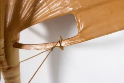 Clearance Pamono Very Large Uchiwa Floor Lamp by Ingo Maurer for M Design, 1977