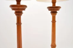 Hot Pamono Victorian Floor Lamps, 1880, Set of 2