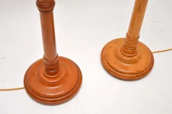 Hot Pamono Victorian Floor Lamps, 1880, Set of 2