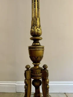 Best Pamono Victorian French Carved Gilded Standard Lamp, 1860s