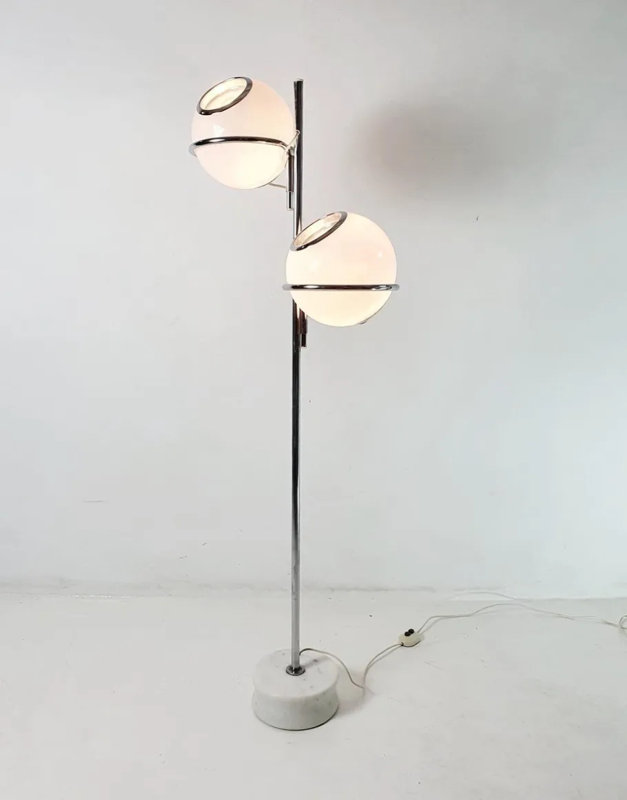 Hot Pamono Vintage 1094 Floor Lamp attributed to Gino Sarfatt for Artelucei, Italy, 1969