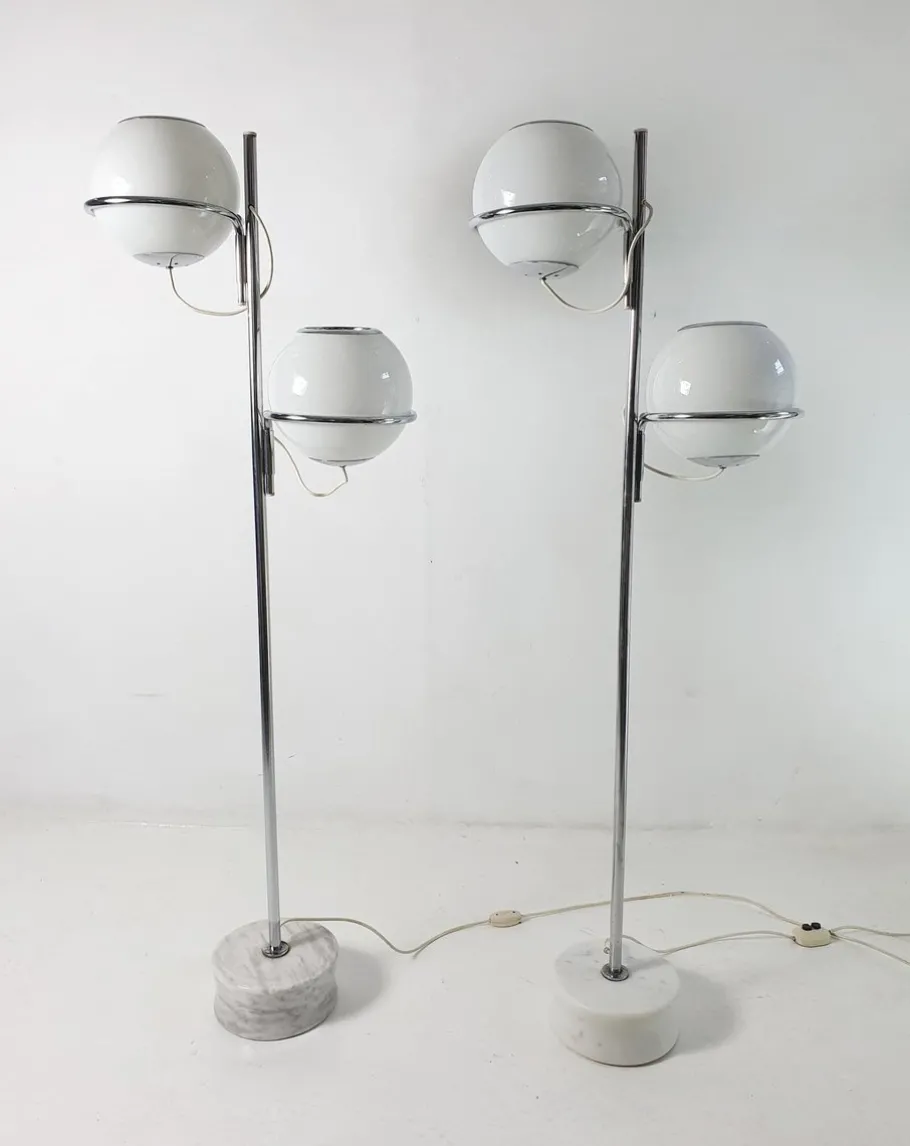 Sale Pamono Vintage 1094 Floor Lamp attributed to Gino Sarfatti for Arteluce, Italy, 1969