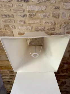 Online Pamono Vintage Acrylic Glass and Brass Floor Lamp from Maison Roméo, 1970s