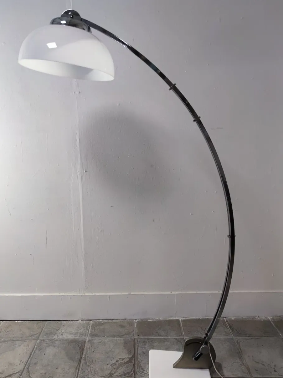 Hot Pamono Vintage Adjustable Arc Floor Lamp