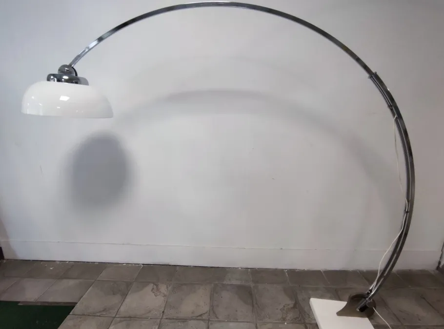 Hot Pamono Vintage Adjustable Arc Floor Lamp