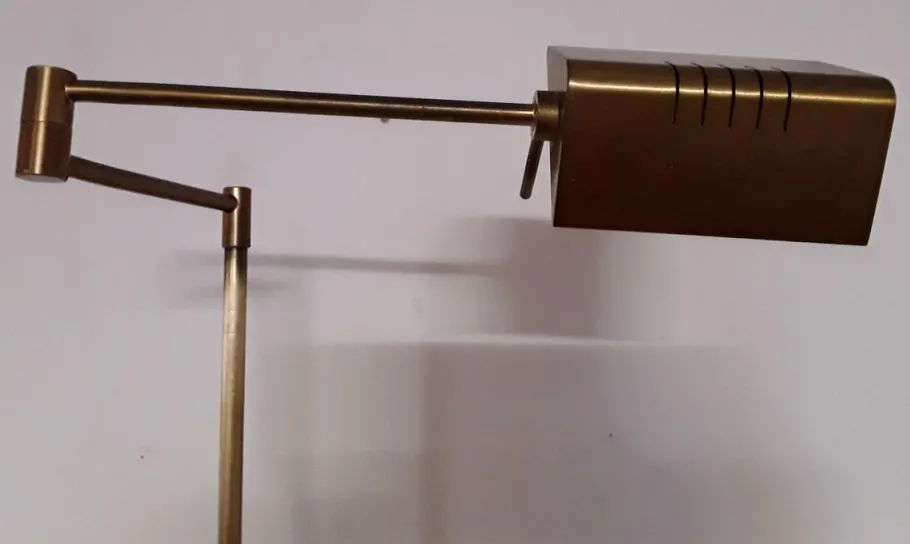 Online Pamono Vintage Adjustable Brass Floor Lamp, 1980s